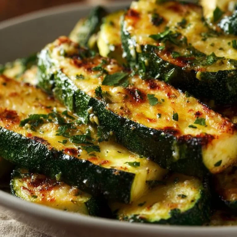 Crispy air fryer zucchini served as a healthy side dish