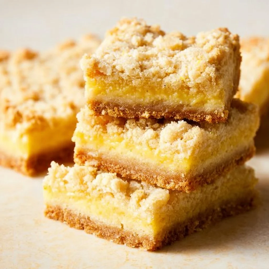 Delicious homemade lemon shortbread bars with a bright citrus flavor