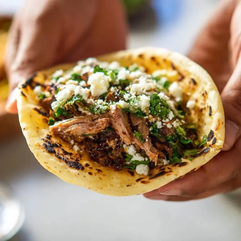 Homemade gorditas ready to serve as a delicious Mexican snack