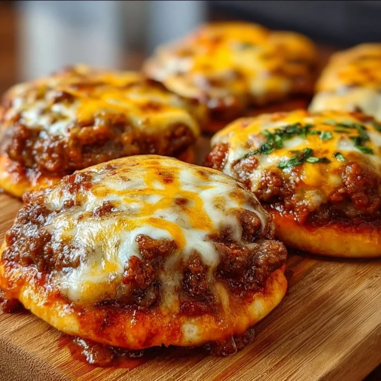 Delicious old school pizza burgers topped with cheese and pepperoni