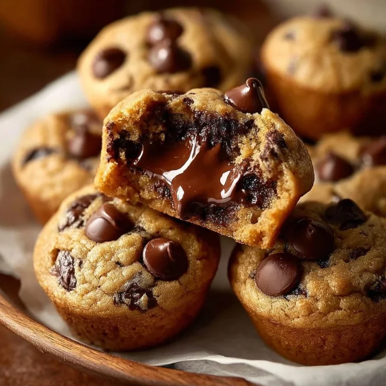 Reese's peanut butter chocolate chip cookie bites ready to enjoy