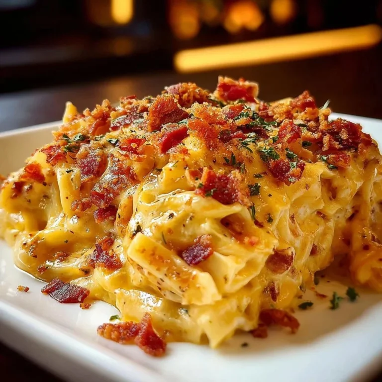 Delicious Spicy Southern Cheesy Chicken Spaghetti Casserole with melted cheese