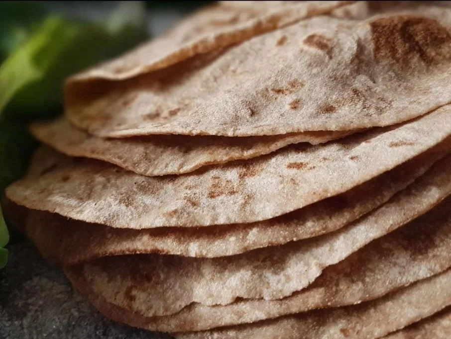 Whole wheat tortilla perfect for making flavorful tacos