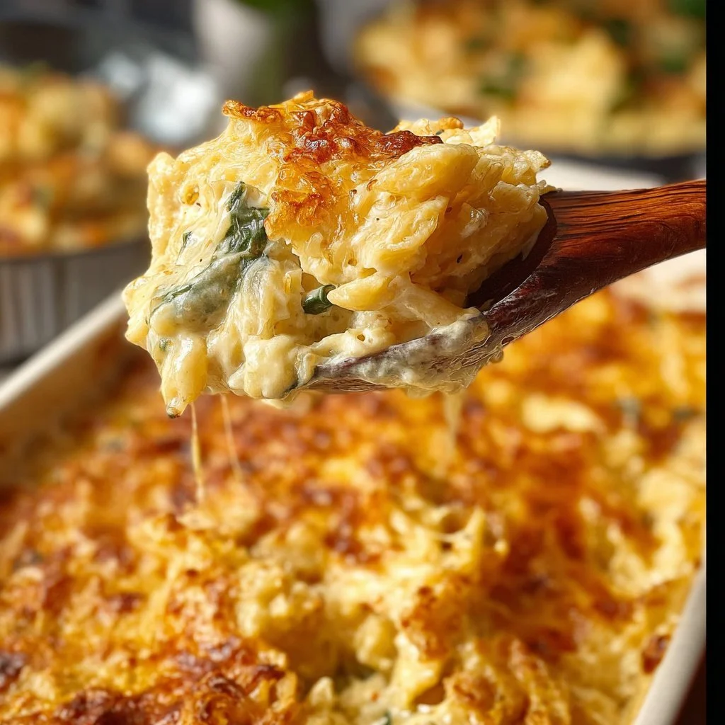 Monterey Chicken One-Pan Orzo dish with vegetables and herbs