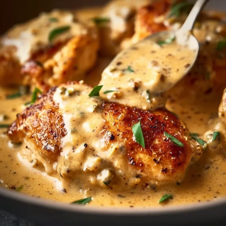Creamy Crock Pot Ranch Chicken served in a bowl with fresh herbs